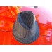 s Black Pinstripe Cuban Style Short Brim Fedora Hat Bling   eb-89859394